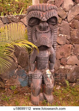 South Kona, Big Island, Island of Hawaii, HI, Hawaii, Kona Coast, Leeward, West Coast, Captain Cook, Royal Kona Museum & Coffee Mill, wooden carved god View Large Photo Image Stock Image - South Kona, Big Island, Island of Hawaii, HI, Hawaii, Kona Coast, Leeward, West Coast, Captain Cook, Royal Kona Museum & Coffee Mill, wooden carved god. Fotosearch