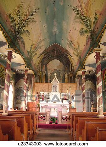 South Kona, Big Island, Island of Hawaii, HI, Hawaii, Kona Coast, Leeward, West Coast, Captain Cook, Honaunau, St. Benedict's Painted Church, Belgium Father John Berchmans Velghe, A Catholic priest View Large Photo Image Stock Image - South Kona, Big Island, Island of Hawaii, HI, Hawaii, Kona Coast, Leeward, West Coast, Captain Cook, Honaunau, St. Benedict's Painted Church, Belgium Father John Berchmans Velghe, A Catholic priest. Fotosearch