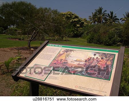 South Kona, Big Island, Island of Hawaii, HI, Hawaii, Kona Coast, Leeward, West Coast, Kealakekua, Amy B. H. Greenwall Ethnobotanical Garden, traditions of people and their plants, interpretive signs View Large Photo Image Stock Image - South Kona, Big Island, Island of Hawaii, HI, Hawaii, Kona Coast, Leeward, West Coast, Kealakekua, Amy B. H. Greenwall Ethnobotanical Garden, traditions of people and their plants, interpretive signs. Fotosearch