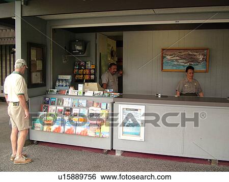 Stock Photograph -  South Kona, Big Island, Island of Hawaii, HI, Hawaii, Kona Coast, Leeward, West Coast, Captain Cook, Honaunau, Pu'uhonua O Honaunau National Historical Park, Place of Refuge, Visitor Center. Fotosearch