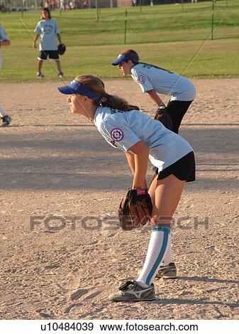 St. Joseph, MN, Minnesota, Girls Babe Ruth Softball Game, Little League, Baseball, first baseman, position View Large Photo Image Stock Photo - St. Joseph, MN, Minnesota, Girls Babe Ruth Softball Game, Little League, Baseball, first baseman, position. Fotosearch