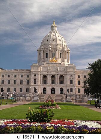 Stock Image -  St. Paul, MN, Minnesota, State Capitol Building, State House, Twin Cities. Fotosearch