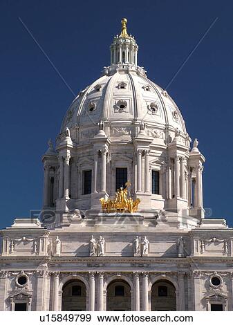 Stock Photo -  St. Paul, MN, Minnesota, State Capitol Building, State House, Twin Cities, dome. Fotosearch