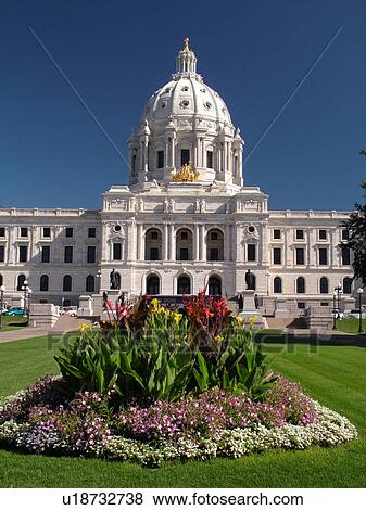 Stock Photo -  St. Paul, MN, Minnesota, State Capitol Building, State House, Twin Cities. Fotosearch