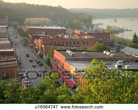 Stillwater, MN, Minnesota, Historic Downtown, aerial view View Large Photo Image Stock Photo - Stillwater, MN, Minnesota, Historic Downtown, aerial view. Fotosearch
