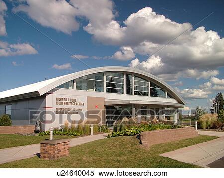 Stock Photography -  Superior, WI, Wisconsin, Richard I. Bong WW II Heritage Center, Superior/Douglas County Tourist Information. Fotosearch