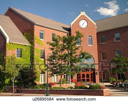Picture -  Traverse City, MI, Michigan, City Centre Plaza. Fotosearch