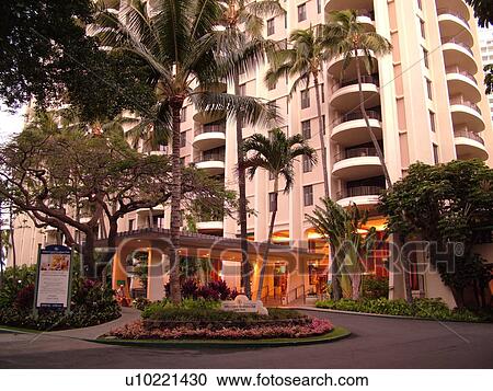Waikiki, Honolulu, Oahu, HI, Hawaii, Hilton Grand Vacations Club Lagoon Tower View Large Photo Image Stock Image - Waikiki, Honolulu, Oahu, HI, Hawaii, Hilton Grand Vacations Club Lagoon Tower. Fotosearch