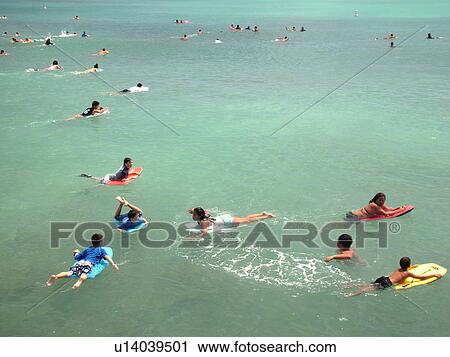 Waikiki, Honolulu, Oahu, HI, Hawaii, Queen's Surf Beach, boogie boarding View Large Photo Image Stock Image - Waikiki, Honolulu, Oahu, HI, Hawaii, Queen's Surf Beach, boogie boarding. Fotosearch