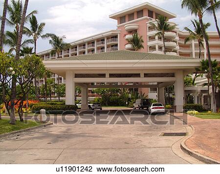 Stock Image -  Wailea, Maui, HI, Hawaii, Wailea Point, Grand Wailea Resort Hotel and Spa. Fotosearch