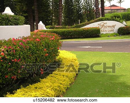 Wailea, Maui, HI, Hawaii, Wailea Point, The Fairmont Kea Lani Maui Resort, entrance View Large Photo Image Stock Image - Wailea, Maui, HI, Hawaii, Wailea Point, The Fairmont Kea Lani Maui Resort, entrance. Fotosearch
