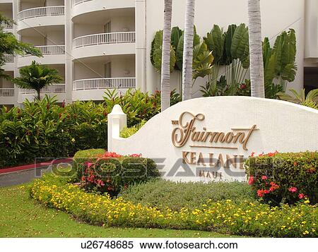 Wailea, Maui, HI, Hawaii, Wailea Point, The Fairmont Kea Lani Maui Resort, entrance View Large Photo Image Stock Photography - Wailea, Maui, HI, Hawaii, Wailea Point, The Fairmont Kea Lani Maui Resort, entrance. Fotosearch