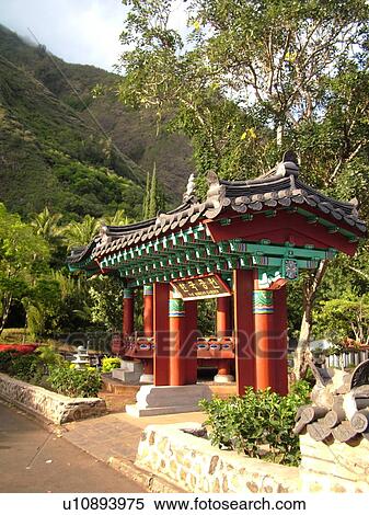 Wailuku, Ioa Valley, Maui, HI, Hawaii, Kepaniwai Heritage Gardens, County Park, Chinese Pavilion View Large Photo Image Stock Photography -  Wailuku, Ioa Valley, Maui, HI, Hawaii, Kepaniwai Heritage Gardens, County Park, Chinese Pavilion. Fotosearch