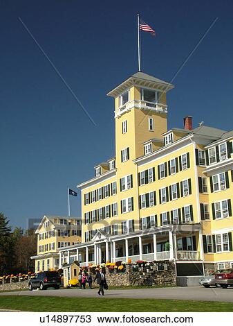 Stock Image -  Whitefield, NH, New Hampshire, White Mountains, Mountain View Grand Resort & Spa. Fotosearch