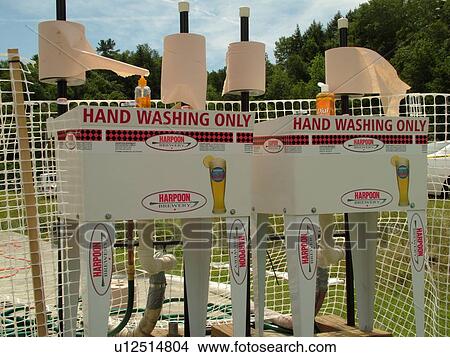 Windsor, VT, Vermont, Harpoon Championships of New England Barbecue, Harpoon Brewery, sinks, outside, hand washing only View Large Photo Image Picture - Windsor, VT, Vermont, Harpoon Championships of New England Barbecue, Harpoon Brewery, sinks, outside, hand washing only. Fotosearch
