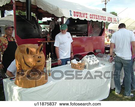 Windsor, VT, Vermont, Harpoon Championships of New England Barbecue, Harpoon Brewery, Burnet Offerings BBQ stand View Large Photo Image Stock Photo - Windsor, VT, Vermont, Harpoon Championships of New England Barbecue, Harpoon Brewery, Burnet Offerings BBQ stand. Fotosearch