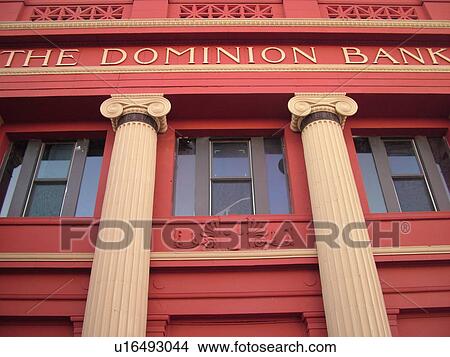 Picture -  Winnipeg, Canada, MB, Manitoba, Downtown, The Dominion Bank. Fotosearch