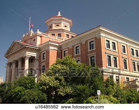 Stock Image -  Winnipeg, Canada, MB, Manitoba, University of Manitoba, Agricultural College. Fotosearch