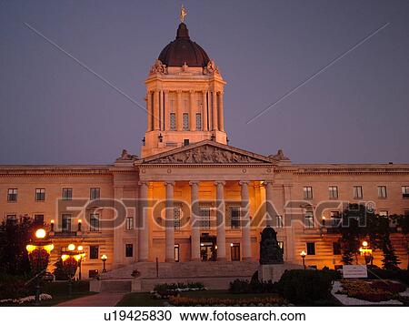 Winnipeg, Canada, MB, Manitoba, Manitoba Legislative Building, evening View Large Photo Image Stock Image - Winnipeg, Canada, MB, Manitoba, Manitoba Legislative Building, evening. Fotosearch