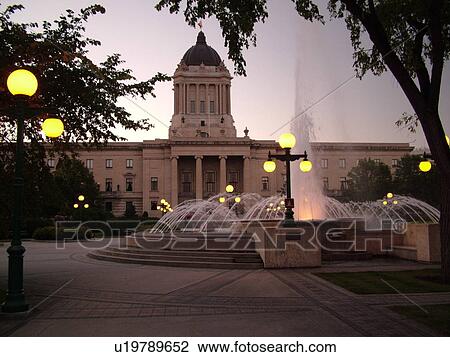 Winnipeg, Canada, MB, Manitoba, Manitoba Legislative Building, evening, fountain View Large Photo Image Stock Image - Winnipeg, Canada, MB, Manitoba, Manitoba Legislative Building, evening, fountain. Fotosearch
