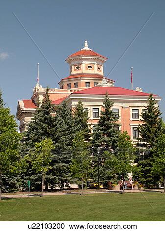 Stock Image -  Winnipeg, Canada, MB, Manitoba, University of Manitoba, Agricultural College. Fotosearch