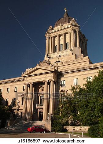 Stock Photo -  Winnipeg, Canada, MB, Manitoba, Manitoba Legislative Building. Fotosearch