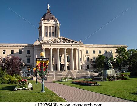 Stock Photo -  Winnipeg, Canada, MB, Manitoba, Manitoba Legislative Building. Fotosearch