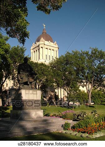 Stock Photo -  Winnipeg, Canada, MB, Manitoba, Manitoba Legislative Building. Fotosearch
