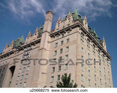 Stock Photography -  Winnipeg, Canada, MB, Manitoba, Downtown, Hotel Fort Garry. Fotosearch
