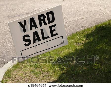 Yard Sale sign View Large Photo Image Stock Image - Yard Sale sign. Fotosearch