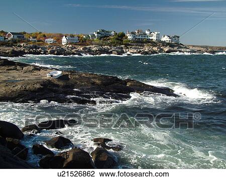 York Beach, ME, Maine, rocky coastline, waves View Large Photo Image Stock Image - York Beach, ME, Maine, rocky coastline, waves. Fotosearch