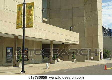 Stock Photo -  Akron, OH, Ohio, downtown, Edwin J. Thomas Performing Arts Hall. Fotosearch
