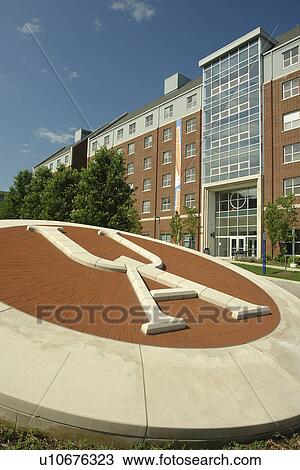 Stock Image -  Akron, OH, Ohio, University of Akron, symbol. Fotosearch