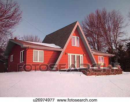 Alexandria, MN, Minnesota, Maple Lake, cabin, winter, snow View Large Photo Image Stock Photo - Alexandria, MN, Minnesota, Maple Lake, cabin, winter, snow. Fotosearch