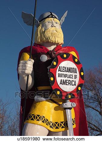 Alexandria, MN, Minnesota, Viking Statue of Alex, Alexandria Birthplace of America View Large Photo Image Stock Image - Alexandria, MN, Minnesota, Viking Statue of Alex, Alexandria Birthplace of America. Fotosearch