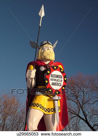 Alexandria, MN, Minnesota, Viking Statue of Alex, Alexandria Birthplace of America View Large Photo Image Stock Image - Alexandria, MN, Minnesota, Viking Statue of Alex, Alexandria Birthplace of America. Fotosearch