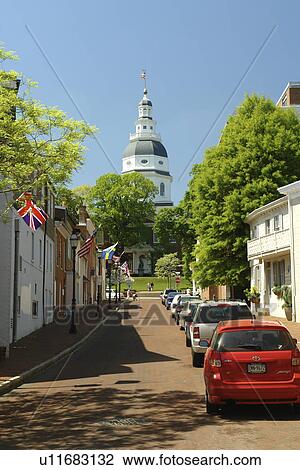 Annapolis, MD, Maryland, Chesapeake Bay, Historic Downtown, The Maryland State House, State Capitol Building View Large Photo Image Stock Image - Annapolis, MD, Maryland, Chesapeake Bay, Historic Downtown, The Maryland State House, State Capitol Building. Fotosearch