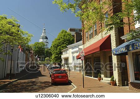 Annapolis, MD, Maryland, Chesapeake Bay, Historic Downtown, The Maryland State House, State Capitol Building View Large Photo Image Stock Image - Annapolis, MD, Maryland, Chesapeake Bay, Historic Downtown, The Maryland State House, State Capitol Building. Fotosearch