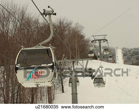 Beaupre, Quebec City, Quebec, Canada, Parc Du Mont-Sainte-Anne, Ski Resort, gondola lift, downhill skiing View Large Photo Image Stock Photography - Beaupre, Quebec City, Quebec, Canada, Parc Du Mont-Sainte-Anne, Ski Resort, gondola lift, downhill skiing. Fotosearch