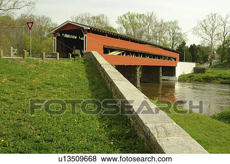Brandywine River Valley, DE, Delaware, Smith Covered Bridge View Large Photo Image Stock Photo - Brandywine River Valley, DE, Delaware, Smith Covered Bridge. Fotosearch