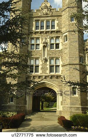 Stock Photography -  Bryn Mawr, PA, Pennsylvania, Bryn Mawr College, campus. Fotosearch