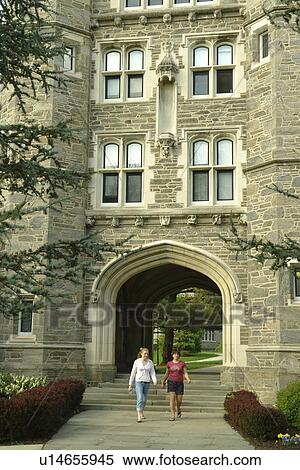 Stock Photography -  Bryn Mawr, PA, Pennsylvania, Bryn Mawr College, campus. Fotosearch