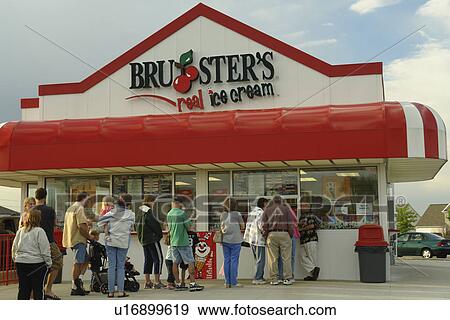 Campbelltown, PA, Pennsylvania, Bruster's Real Ice Cream Shop View Large Photo Image Stock Photo - Campbelltown, PA, Pennsylvania, Bruster's Real Ice Cream Shop. Fotosearch