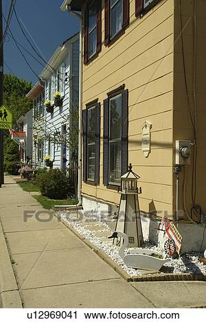 Chesapeake City, MD, Maryland, Chesapeake Bay, Historic Village, Layman-Sheridan House View Large Photo Image Stock Image - Chesapeake City, MD, Maryland, Chesapeake Bay, Historic Village, Layman-Sheridan House. Fotosearch