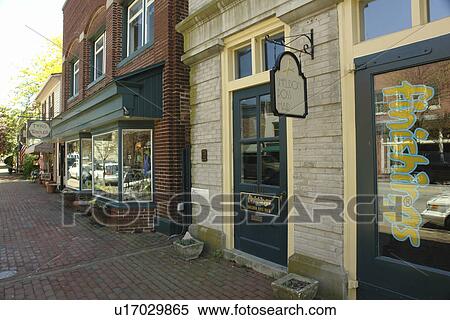 Stock Photography -  Chestertown, MD, Maryland, Chesapeake Bay, Historic Downtown District. Fotosearch