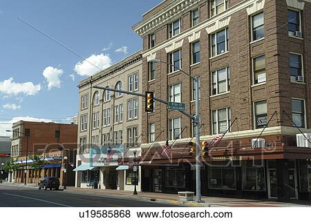 Stock Photo -  Cheyenne, WY, Wyoming, downtown. Fotosearch