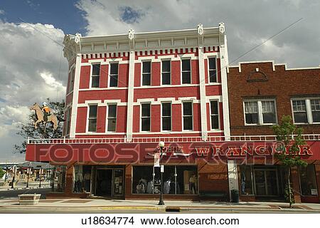 Cheyenne, WY, Wyoming, downtown, The Wrangler View Large Photo Image Picture - Cheyenne, WY, Wyoming, downtown, The Wrangler. Fotosearch