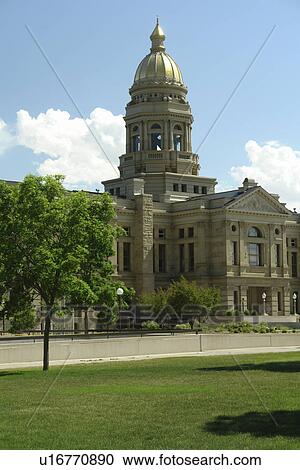 Stock Image -  Cheyenne, WY, Wyoming, State Capitol. Fotosearch