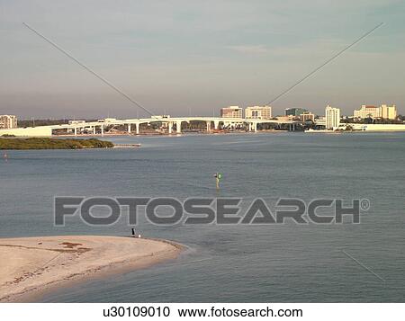 Stock Image -  Clearwater Beach, St. Petersburg, FL, Florida, Tampa Bay Area, resorts. Fotosearch