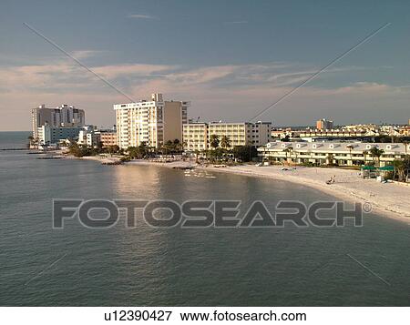 Clearwater Beach, St. Petersburg, FL, Florida, Tampa Bay Area, resorts View Large Photo Image Stock Photo - Clearwater Beach, St. Petersburg, FL, Florida, Tampa Bay Area, resorts. Fotosearch